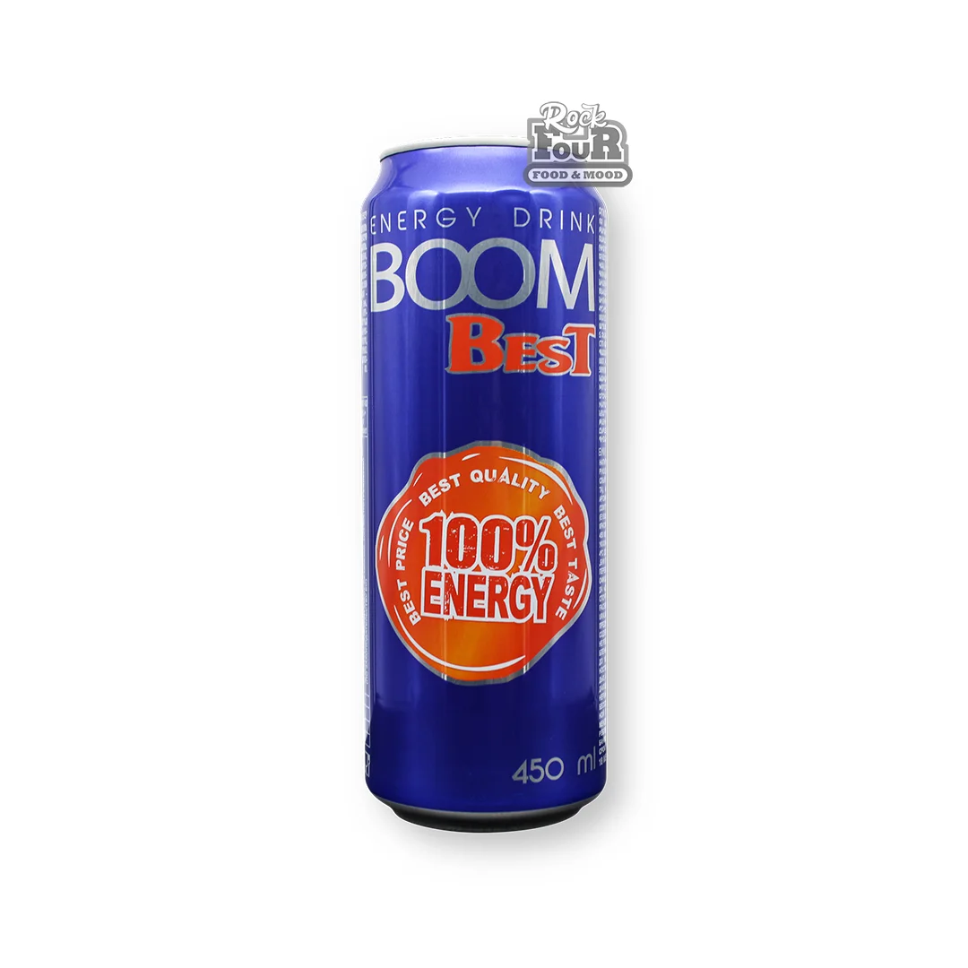 Carbonated drink "Boom Best" energy 450ml